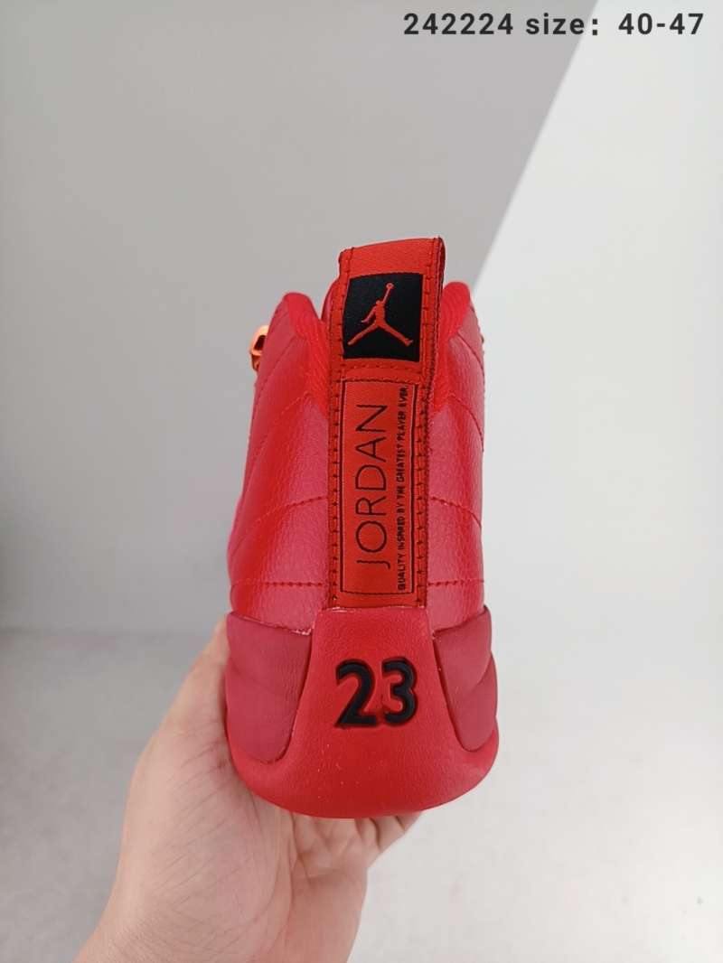jordans all red 12