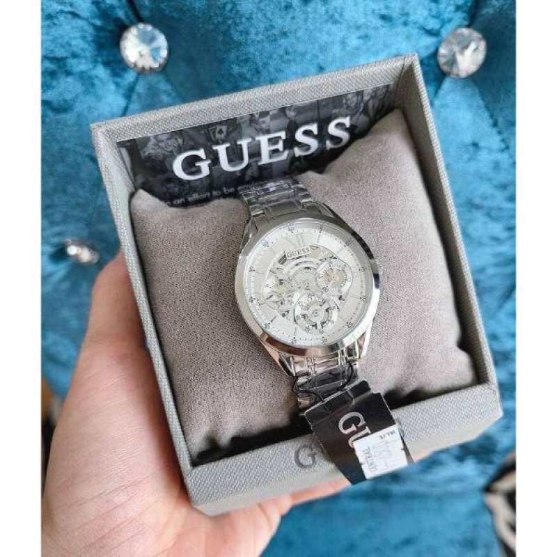 Promo GUESS GW0253L1 Original CLEAR CUT Jam Tangan Wanita Analog Silver di  Seller Tri Arloji Official Store - Kota Jakarta Pusat, DKI Jakarta | Blibli