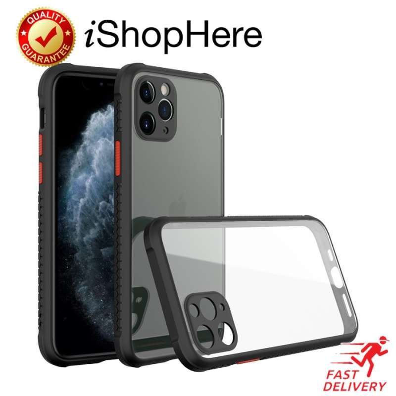 Anti Crack Clear Tread Hard Case Casing Bening iPhone 11 11 Pro Max