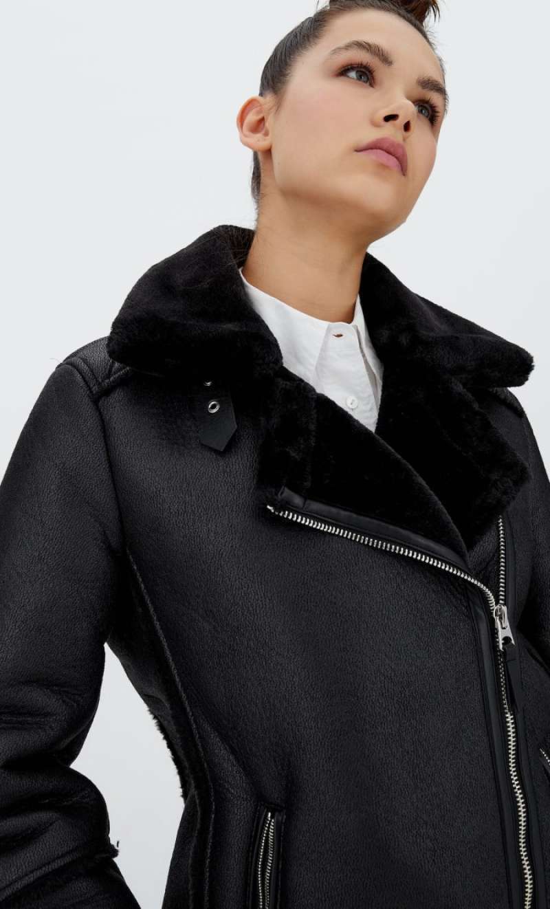 Double-faced biker jacket 