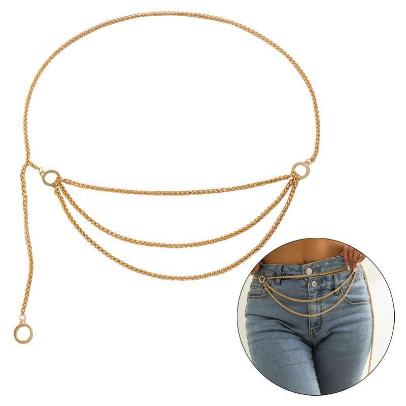 Promo Waist Chain Belt Dangle Trousers 