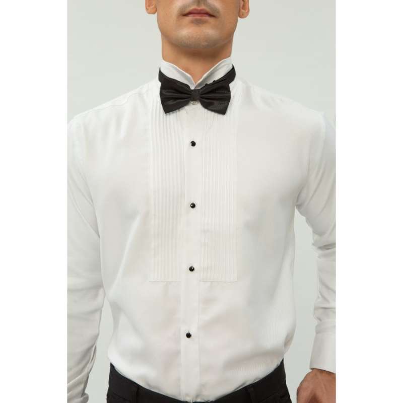 Jual Kemeja Tuxedo Putih Wedding Wing 