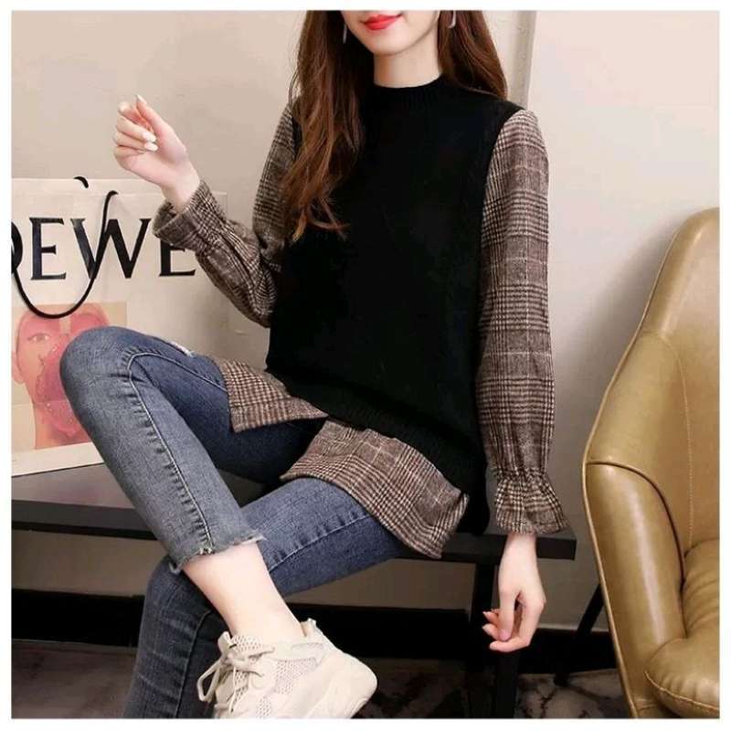 Promo Atasan Madeline Knit Top Import 