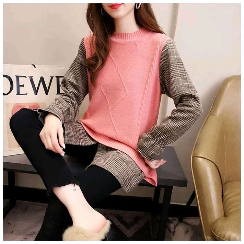 Promo Atasan Madeline Knit Top Import 