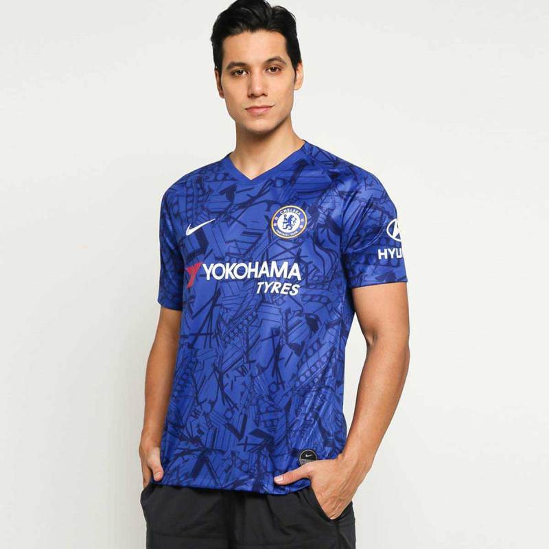 Jual NIKE Men Football Chelsea Breath Stadium Jersey Home Baju Olahraga  Pria [AJ5529-495] di Seller SkateSurf.co - Indonesia | Blibli