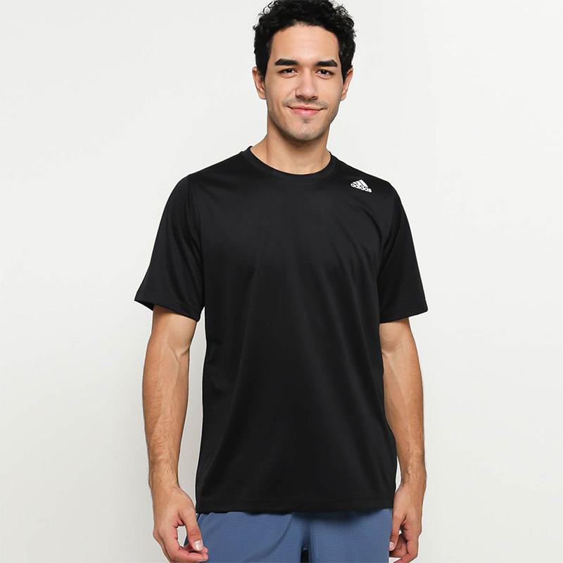 Jual adidas FreeLift Fitted 3 Stripes Training T shirt Atasan