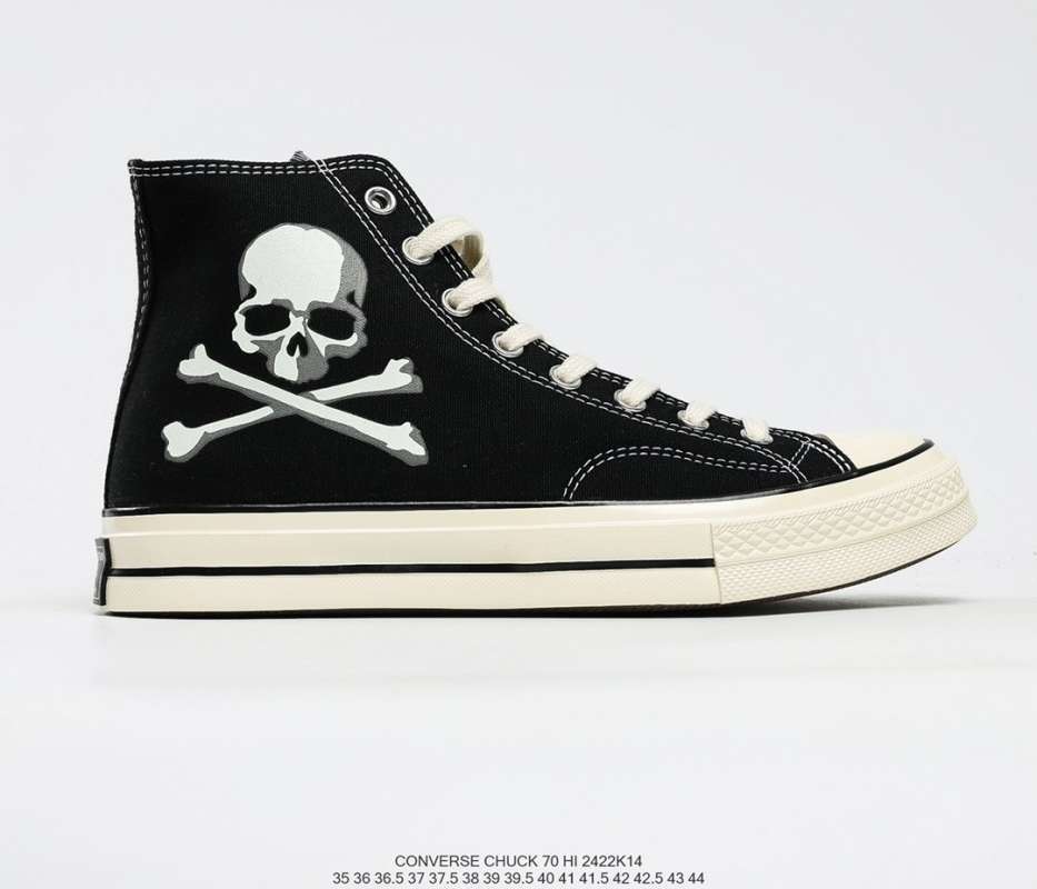 Jual Original Converse x mastermind skull heavy joint name Japan Limited  mastermind x CONVERSE Skull Black white day tide Limited dark high top  canvas sho - 43 di Seller Cao Chengxing Shop - | Blibli