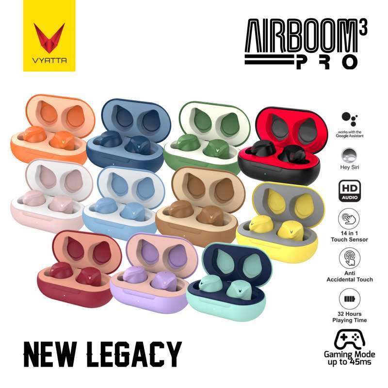 Promo VYATTA AIRBOOM PRO 3 TWS HEADSET 