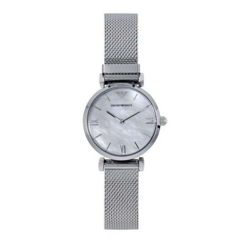 Promo Jam Tangan Wanita Emporio Armani Two Hand Stainless Steel