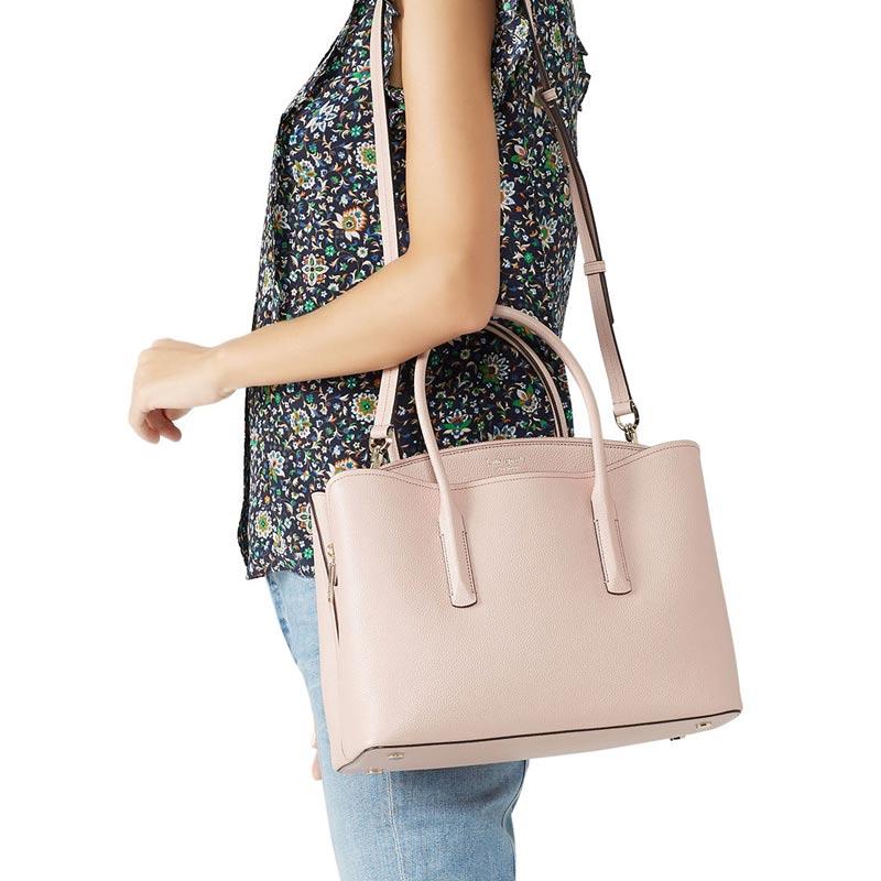 Kate spade margaux online large satchel pale vellum