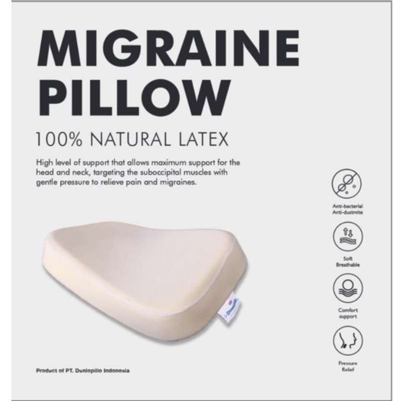 Dunlopillo 2025 migraine pillow