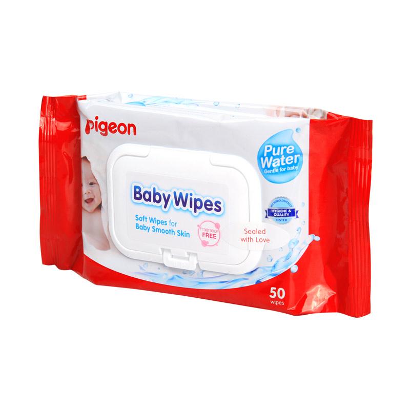 pigeon pure water wipes