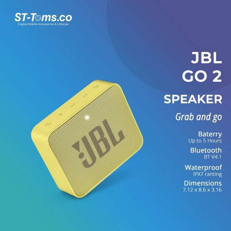Promo Jbl Go 2 Portable Bluetooth 