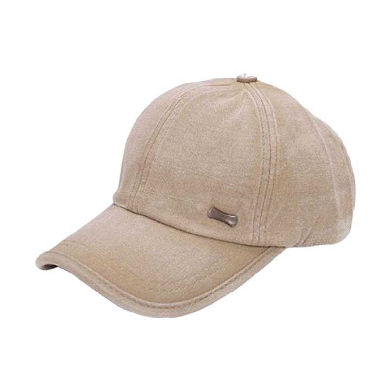 vanpower Unisex Leather Baseball Cap Outdoor Sport Adjustable Hat Brown