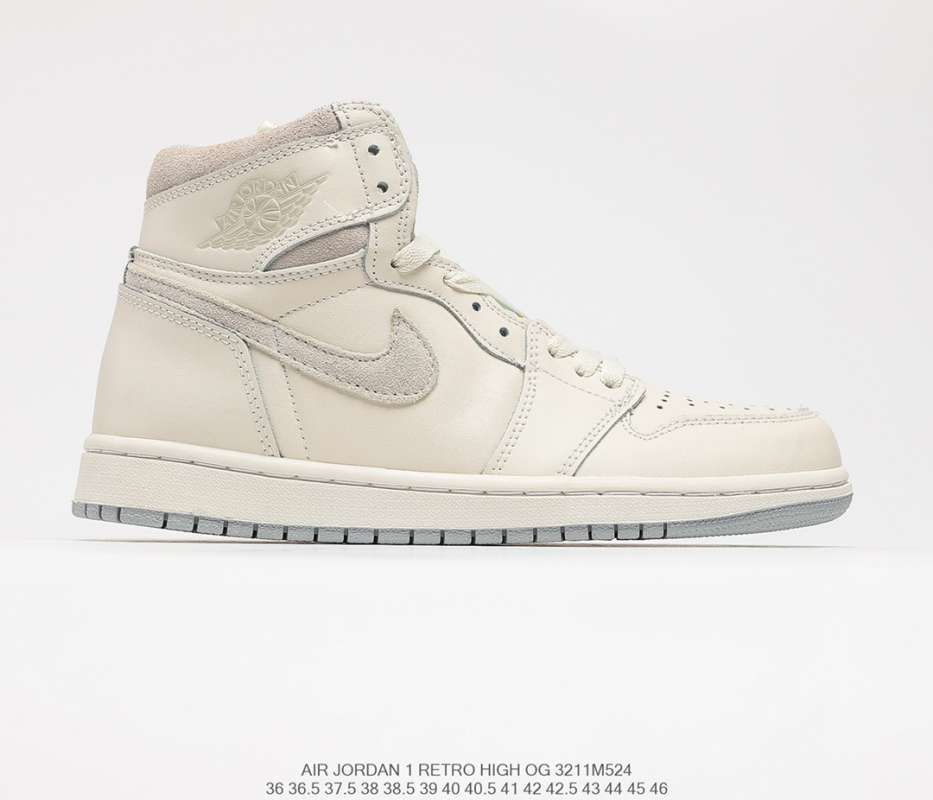 beige high top jordans