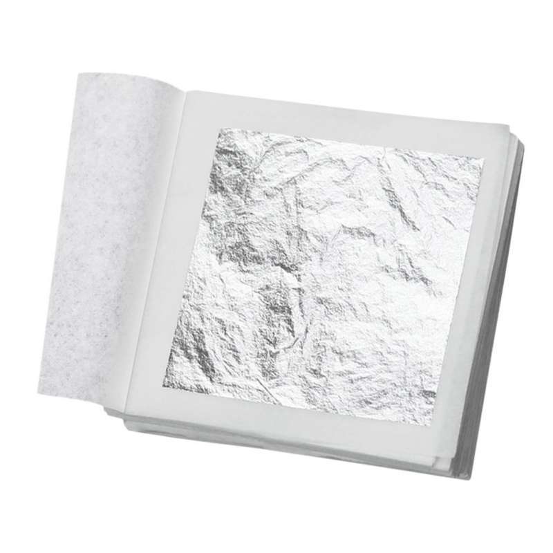 Fine Silver Leaf Foil Sheets Silver Foil Fabric Sheets 