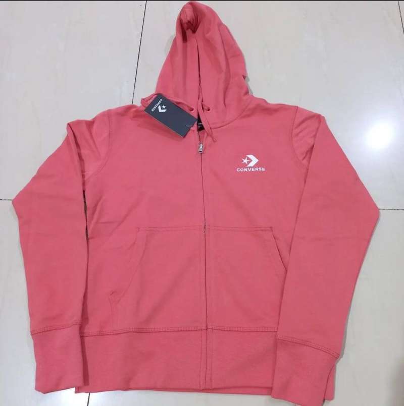 Jaket hoodie clearance converse original