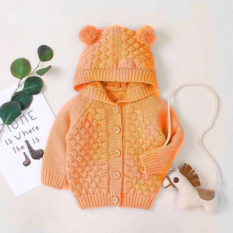 Popcorn sweater top hoodie