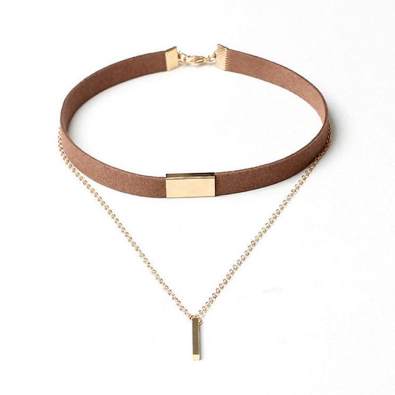 Bar Pendant Short Necklace Jewelry 