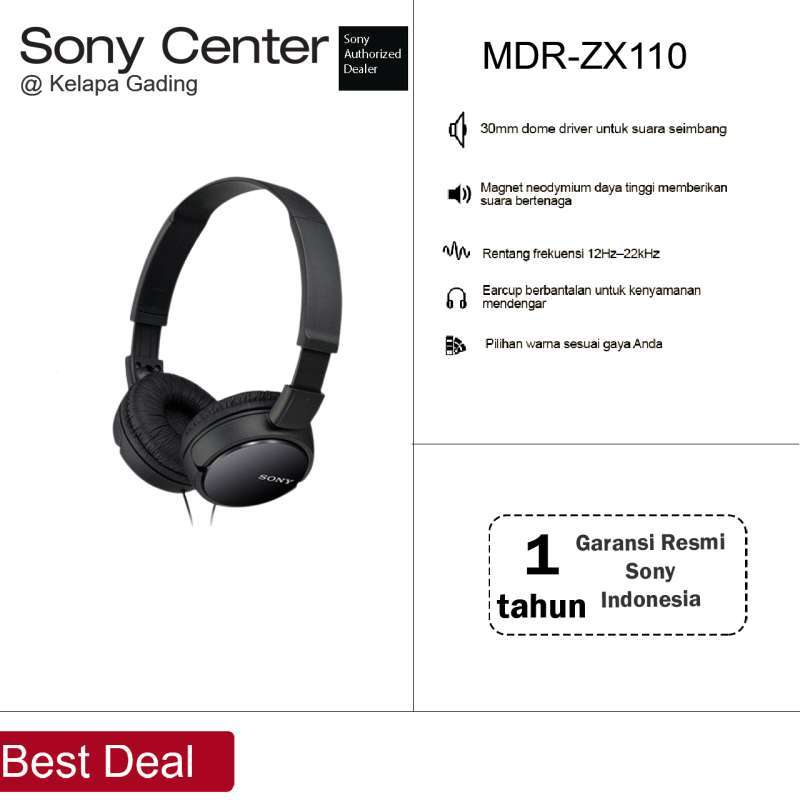 Harga sony shop mdr zx110ap