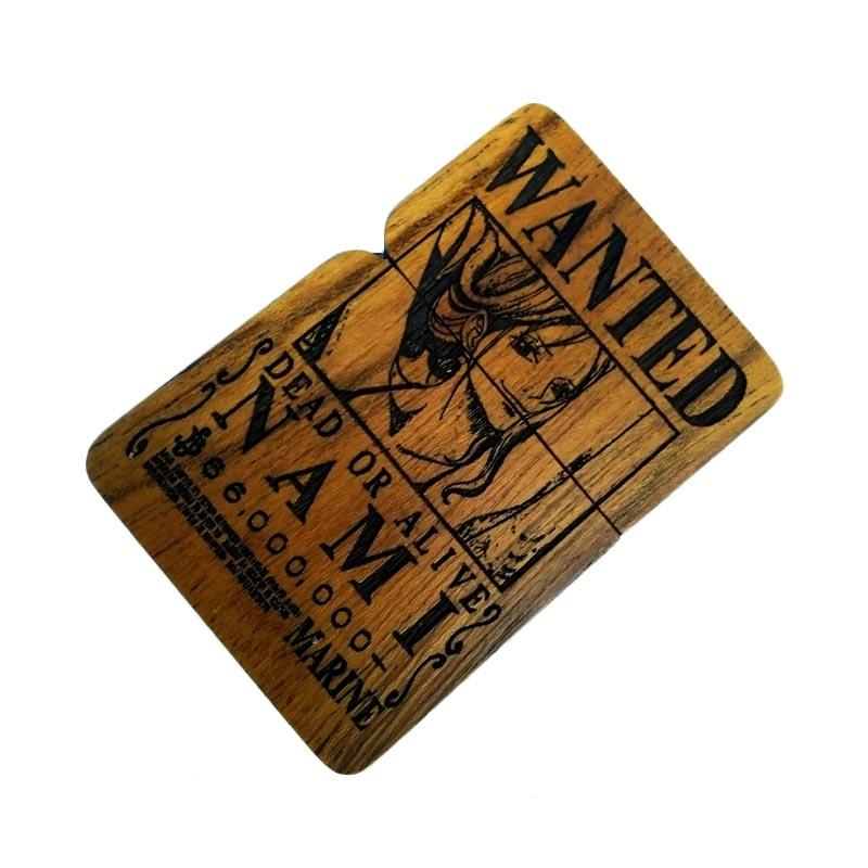Jual Oniicraft Kayu Grafir Bounty Nami One Piece Case With Model Zippo Flip Top Korek Api Online April 21 Blibli