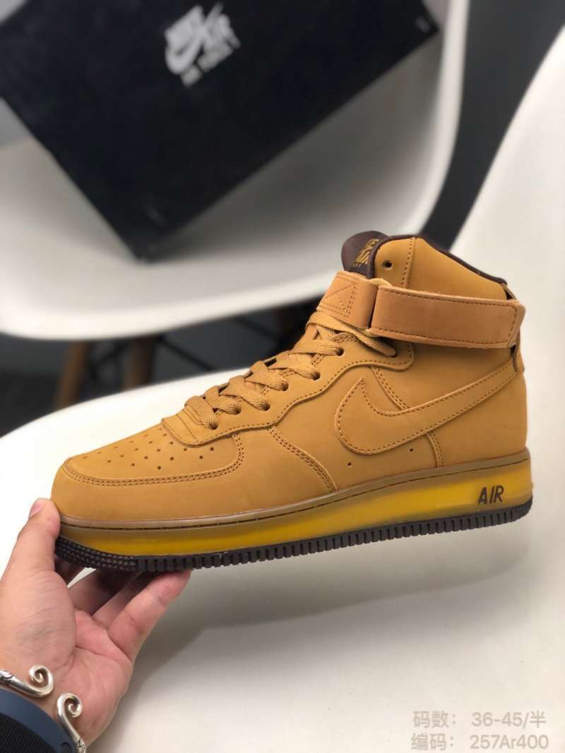 nike af1 wheat mocha