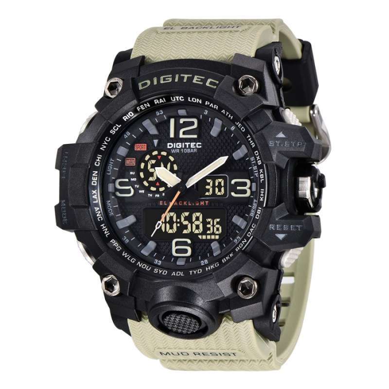 Promo Digitec DG 2093T Jam Tangan Pria Double Time 2093