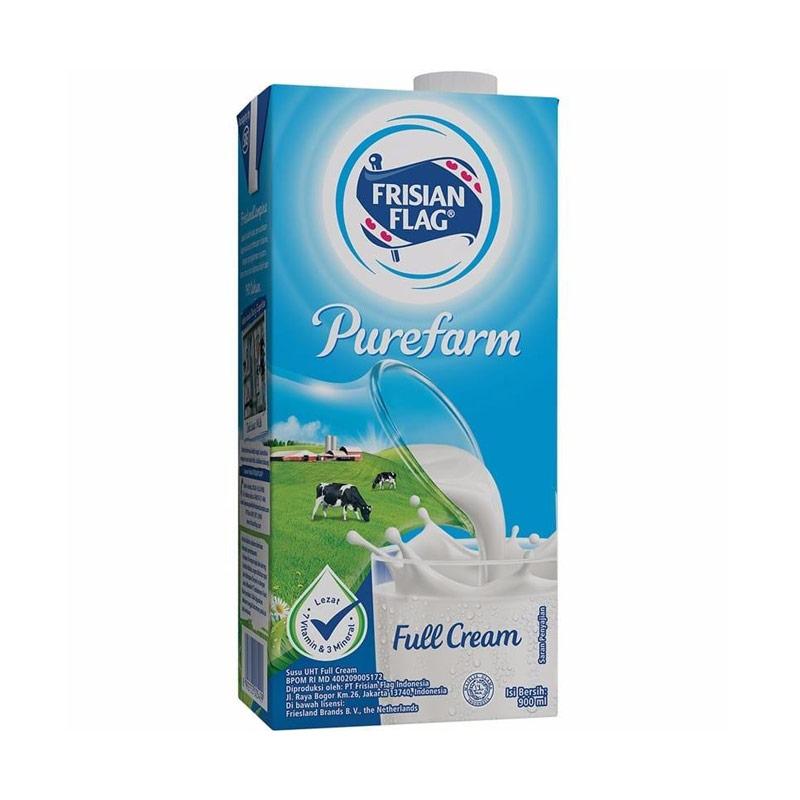 Jual Frisian Flag Purefarm Full Cream Susu Uht 900 Ml Online September 2020 Blibli Com