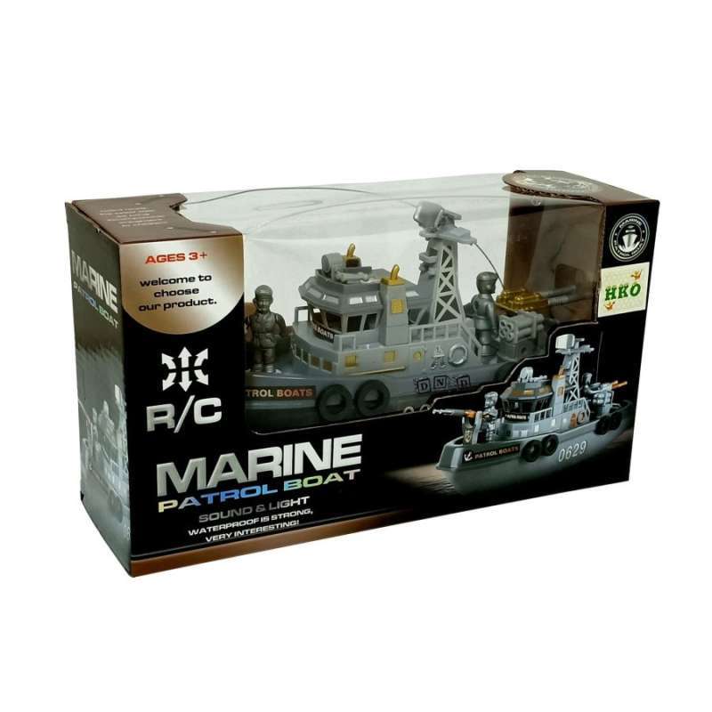 perahu militer rc mainan kapal perahu 