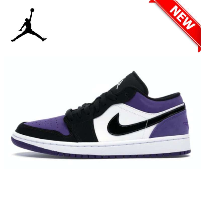 nike air jordan black and purple