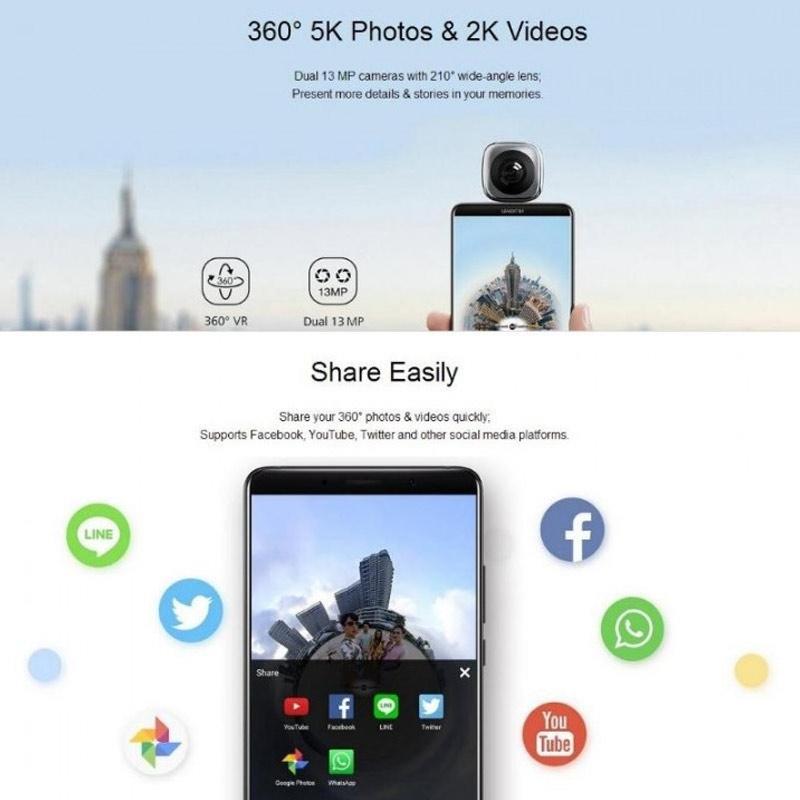 Jual Huawei Envision Cv60 360 Vr Panoramic Camera For Usb C Smartphone Online November 2020 Blibli