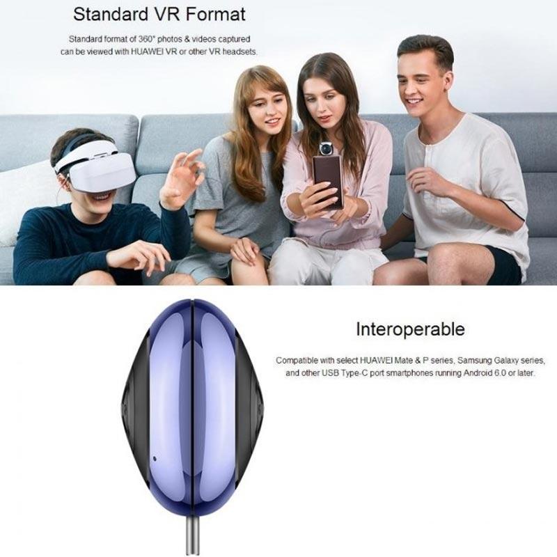 huawei envision cv60 360 vr panoramic camera for usb c smartphone