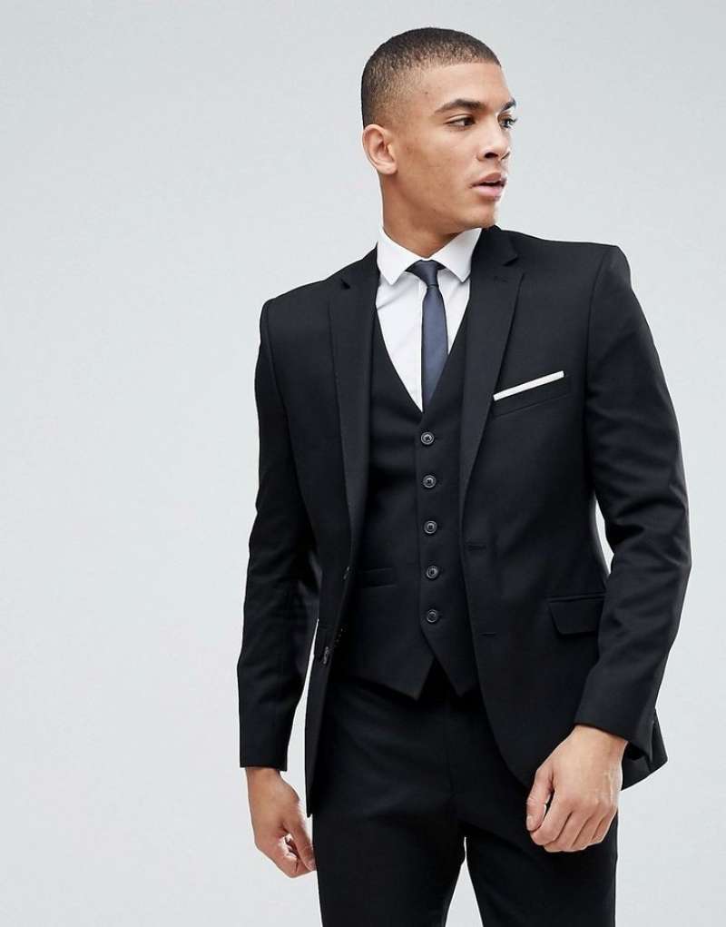 Promo SETELAN JAS HITAM FORMAL SUIT 