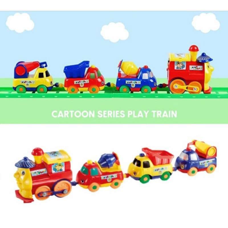 Promo Free Baterai Mainan kereta api - Play train cartoon series - mainan  kereta elektrik magnet Diskon 40% di Seller Noer OLS - Cilampeni, Kab.  Bandung | Blibli