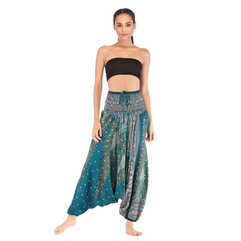 Promo 2x Women's Floral Print Harem 