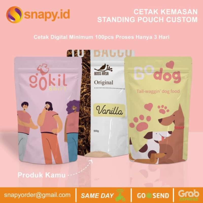 Cetak custom on sale pouch