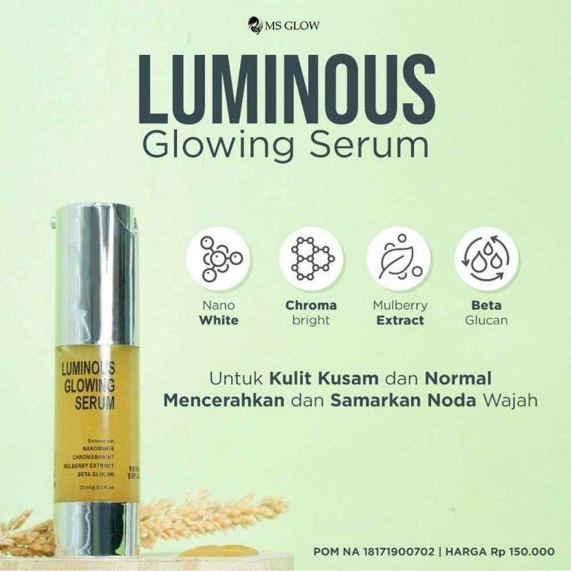 MS GLOW SERUM WHITENING GOLD SERUM MS GLOW LOMINOUS GLOWING SERUM LIFTING GLOW SERUM MS GLOW
