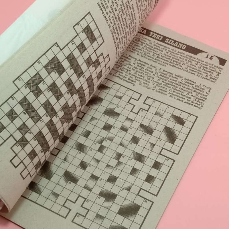 Jual crossword clue - buku tts buku kuis dan angka asah otak ...