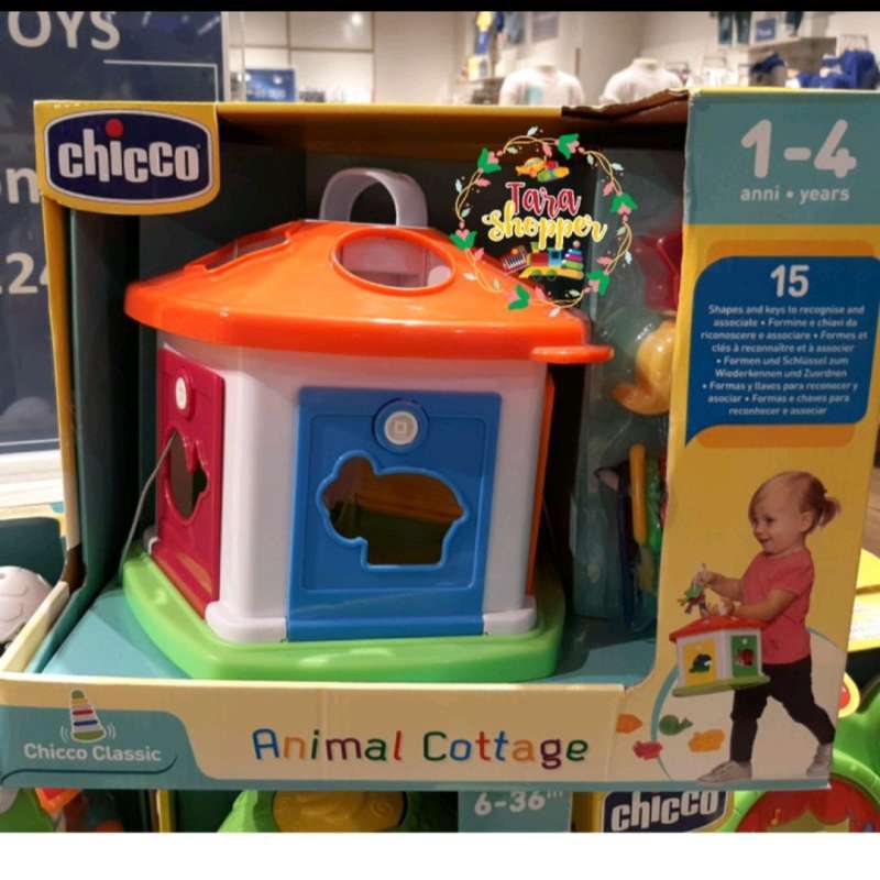 Jual Chicco animal cottage shape sorter di Seller Tarashopper