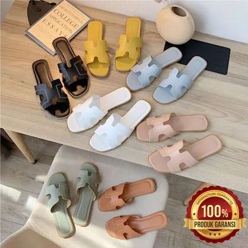 Sandal hermes teplek hot sale original
