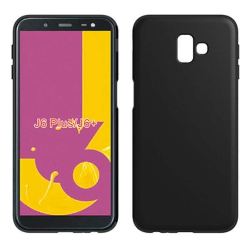 SAMSUNG J6 PLUS SOFTCASE MATTE BABYSKIN ULTRATHIN SILIKON TPU BLACK