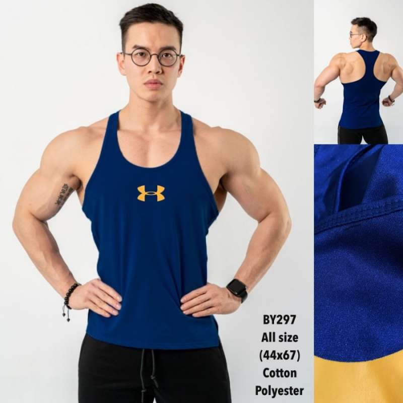 Jual SINGLET GYM FITNESS UNDER ARMOUR By297 di Seller Wowo