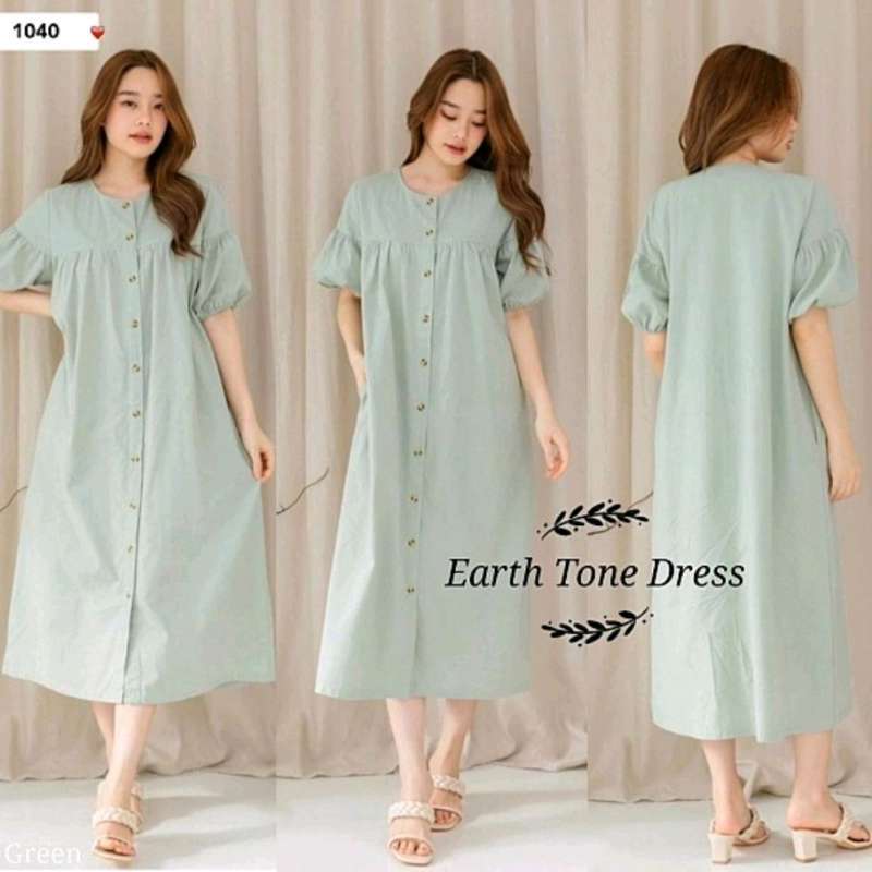Jual GhaudyShop Earth Tone Dress - 1040 
