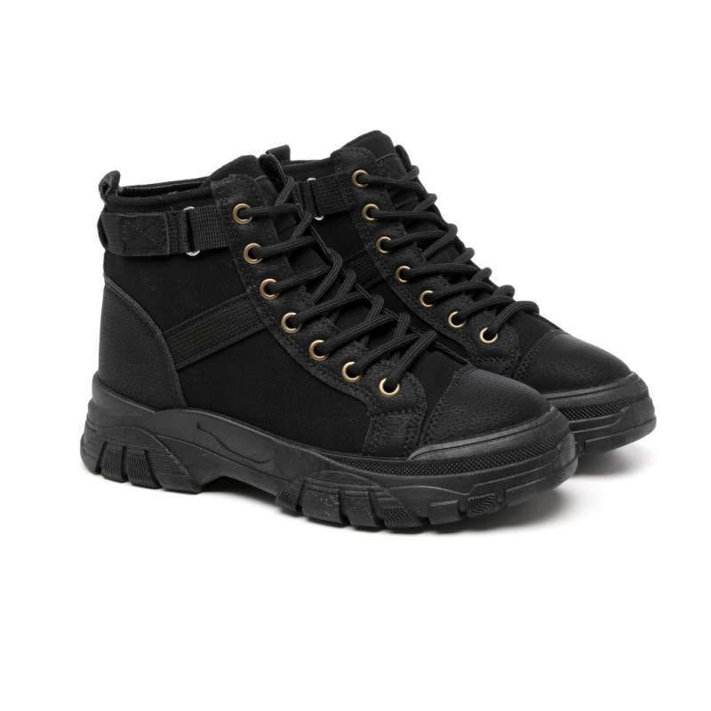 Jual Sepatu Boot Sneakers Wanita Sport Shoes PVN Joongki 37