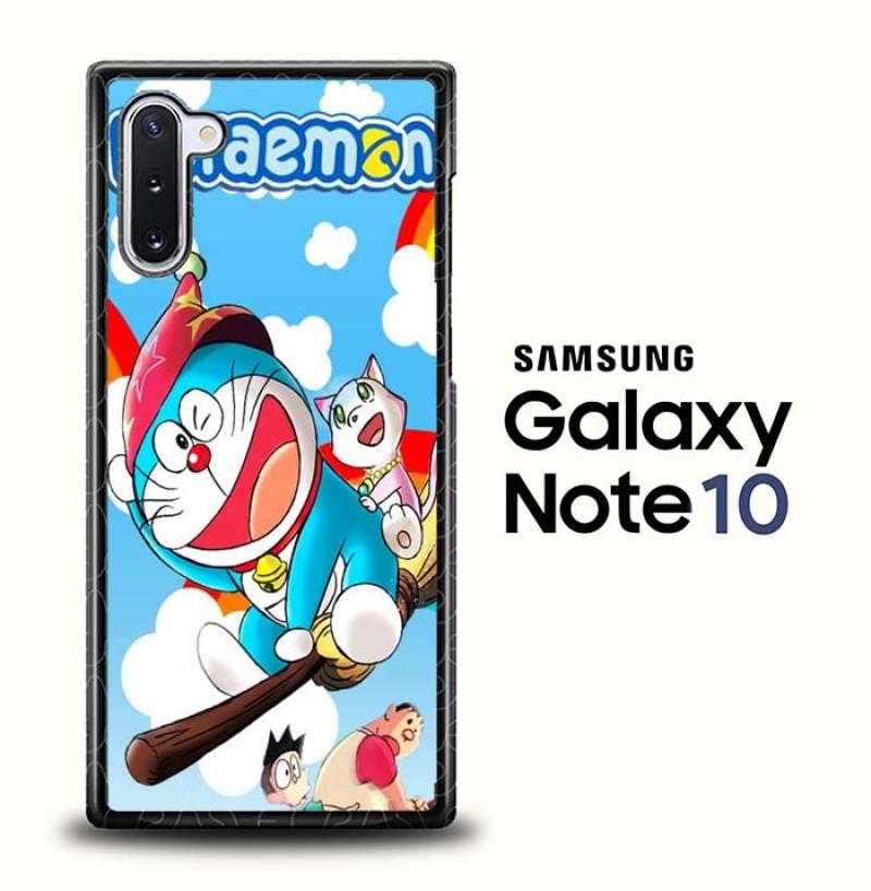 Jual Casing Samsung Note 10 Custom Hardcase Doraemon