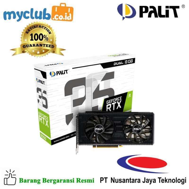 Promo Palit VGA Rtx3050 Dual 8gb Gddr6 128b Diskon 30% Di Seller