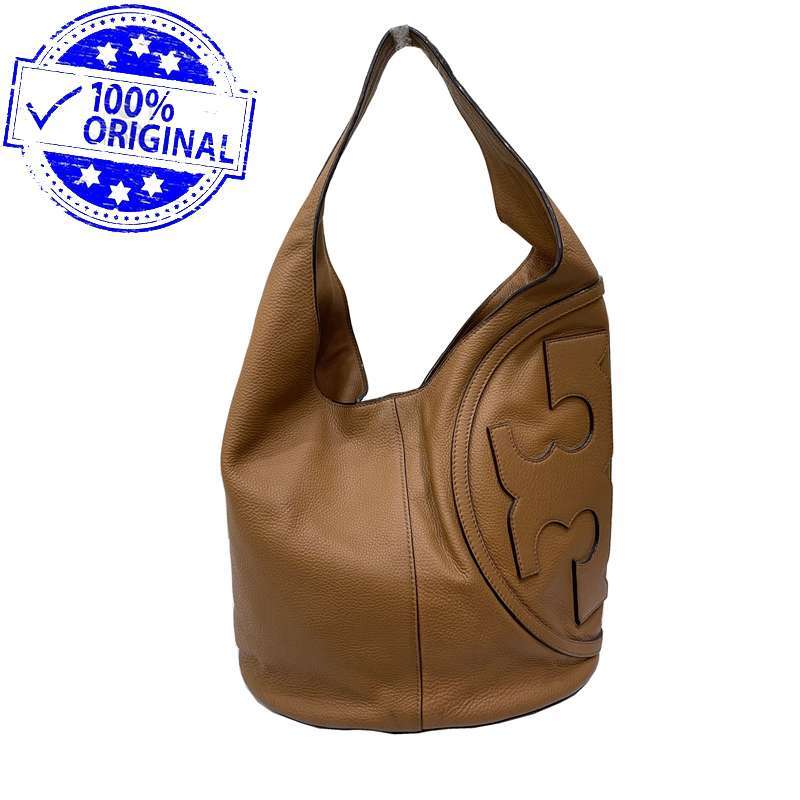 Jual Preloved Tory Burch All T Hobo Brown Leather Bag Original di Seller  Orithings - STC Senayan City Lantai 1 Unit 106 Orikabags | Blibli