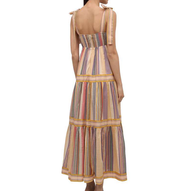 Promo Zimmermann Mae Tie Shoulder Dress 