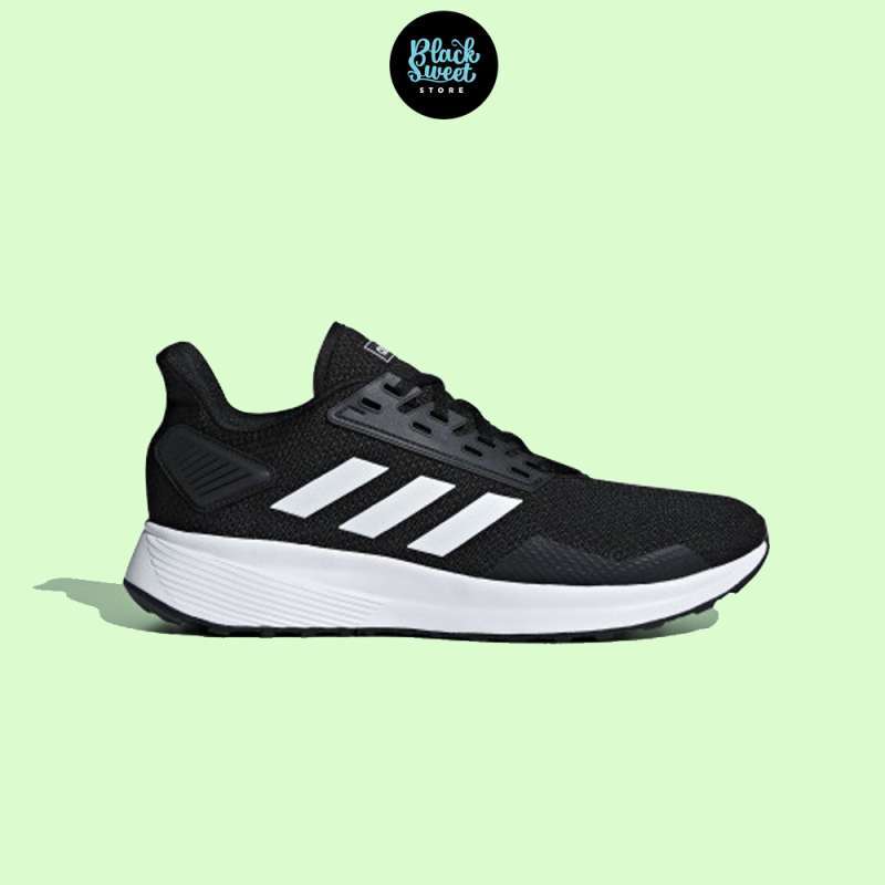 Jual SEPATU RUNNING PRIA ADIDAS DURAMO 9 CLOUDFOAM CORE BLACK di