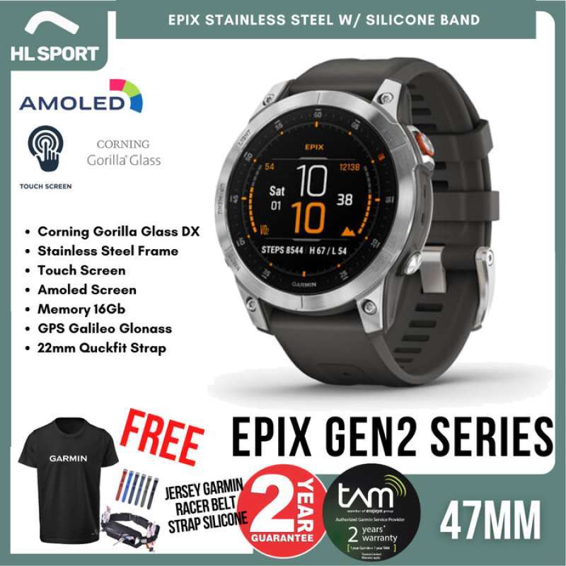 Garmin Fenix Touch Garmin Epix Gen Amoled Display GPS Watch Touch